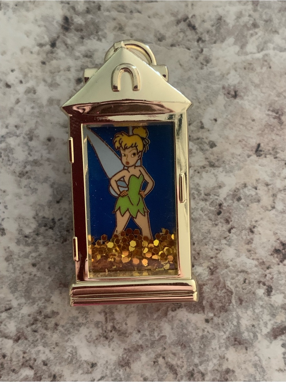 Disney 2024 Tinker Bell Locked in Lantern Glitter OE Pin